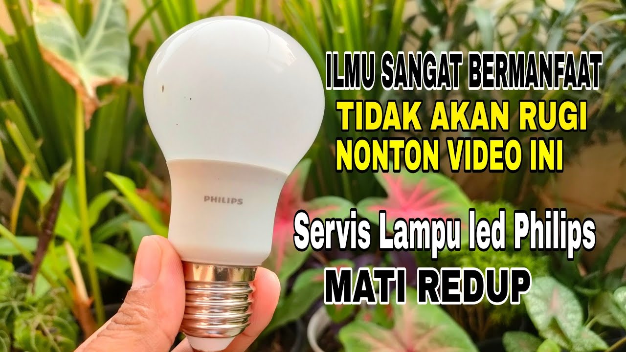 Servis Lampu LED Philips Redup Tidak Terang