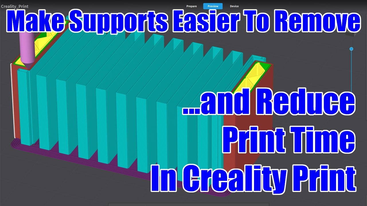 Easy To Remove Supports In Creality Print
