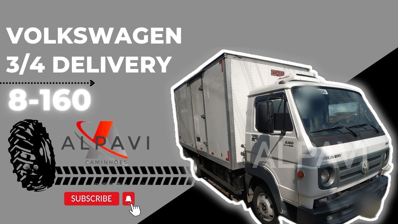 Volkswagen Delivery 3/4 8-160 Ano 2016 com Baú 5m