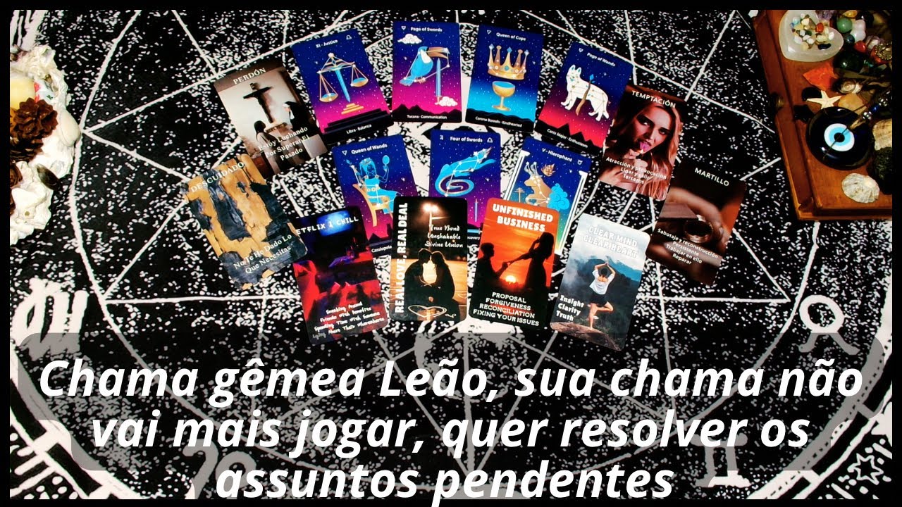 Chama gêmea Leão, sua chama não vai mais jogar, quer resolver os assuntos pendentes 
