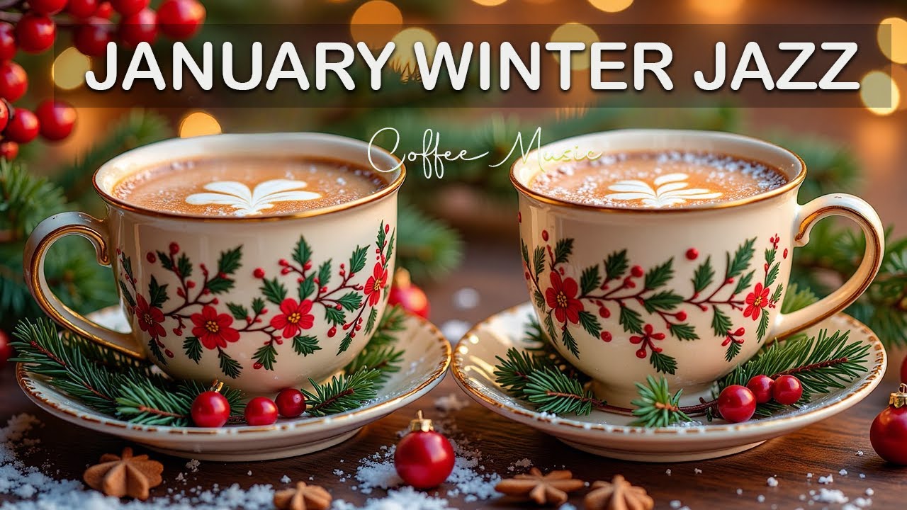 January Winter Jazz ❄️ Warm Morning Jazz Cafe Music & Smooth Bossa Nova Piano for Relaxing