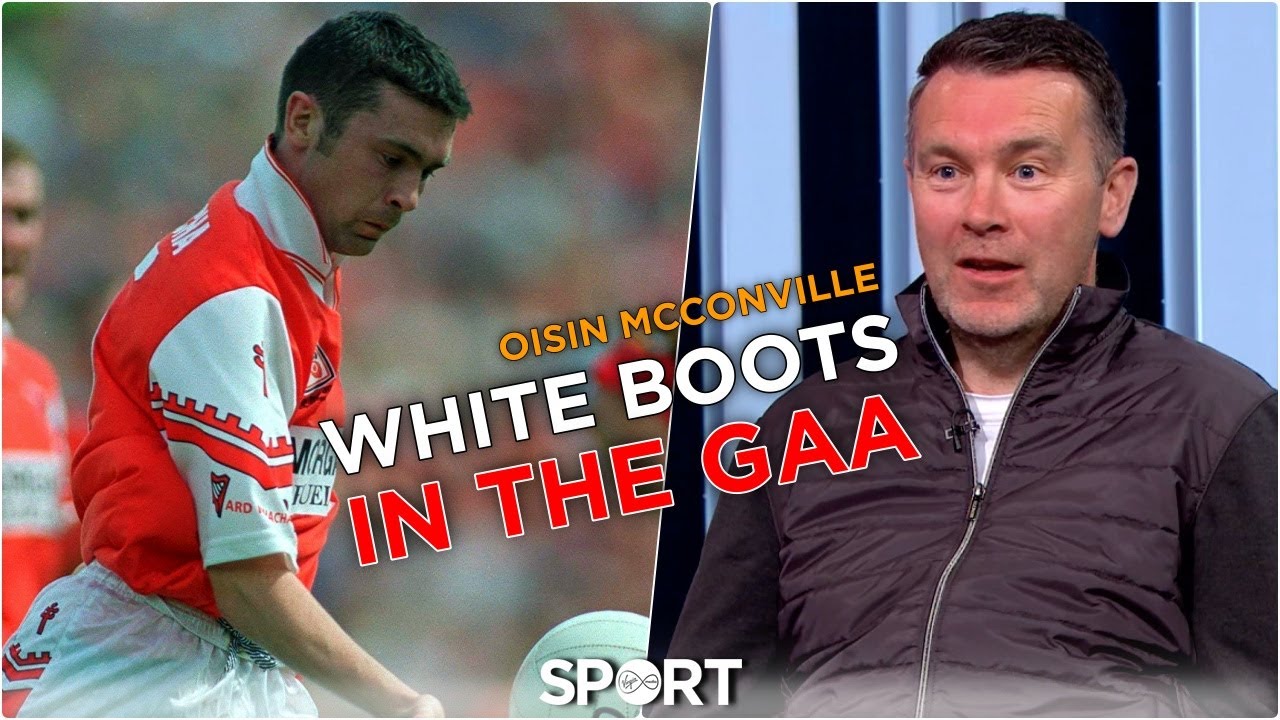 White boots and collar up in the GAA? 😲 The stir Oisin McConville caused at Armagh and Crossmaglen