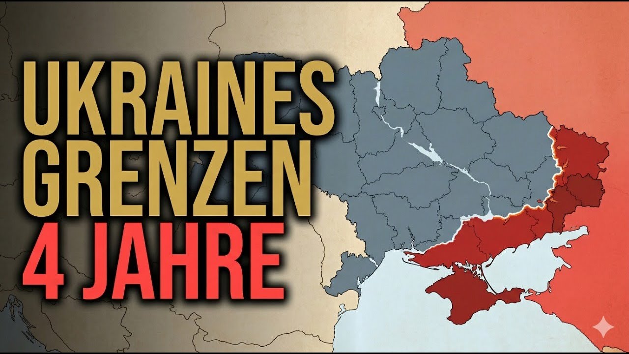 Ukraines Grenzen: 4 Jahre Krieg — Karte für Karte