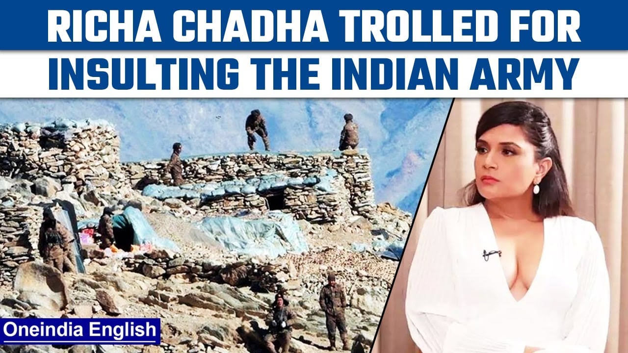 Actor Richa Chadha trolled for mocking Indian army in her &lsquo;Galwan&rsquo; tweet | Oneindia News *News