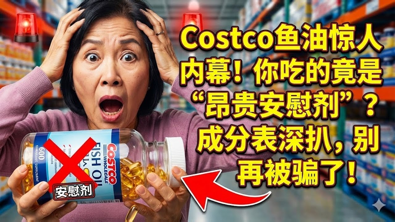 千万别在 Costco 买这款鱼油！深扒成分表发现惊人秘密：你吃的可能只是“昂贵的安慰剂”！