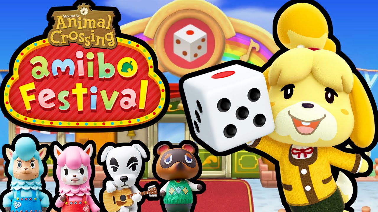 Animal Crossing Amiibo Festival PART 1 Gameplay Walkthrough (Isabelle & Digby November Board) Wii U