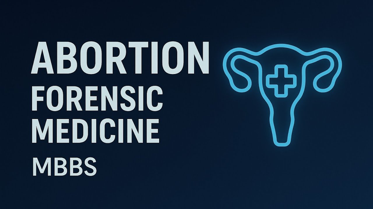 Abortion Forensic medicine. Third year proff MBBS @mbbsmadeeazy. 