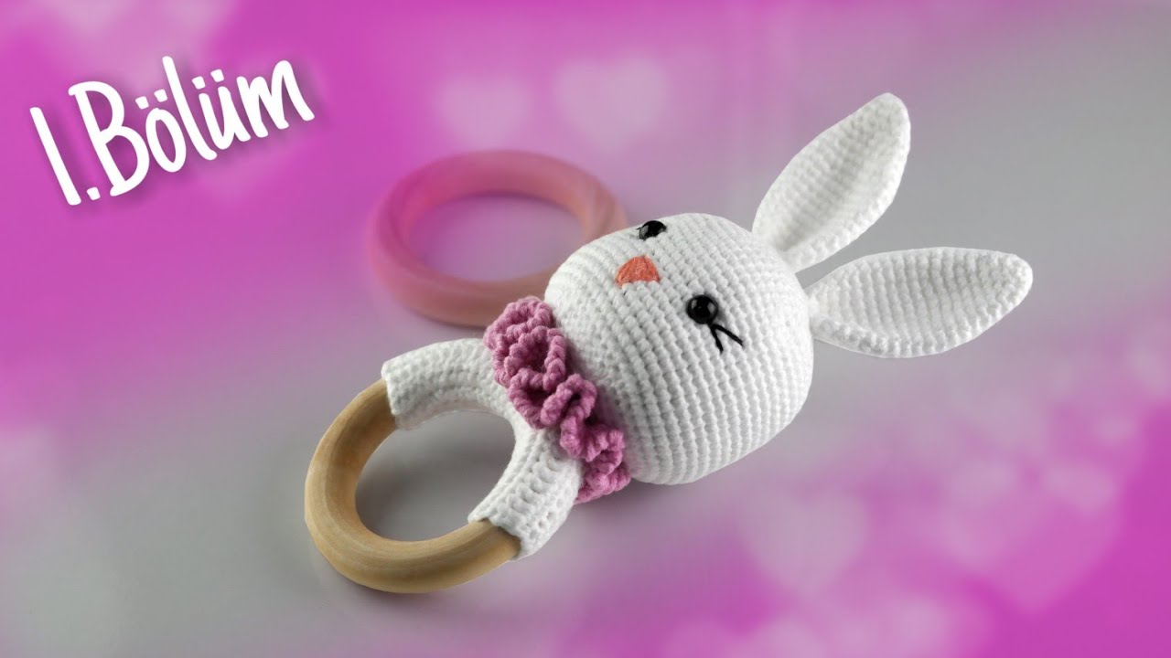 Amigurumi Tavşan Çıngırak Yapımı - Kafa Yapılışı 1/3