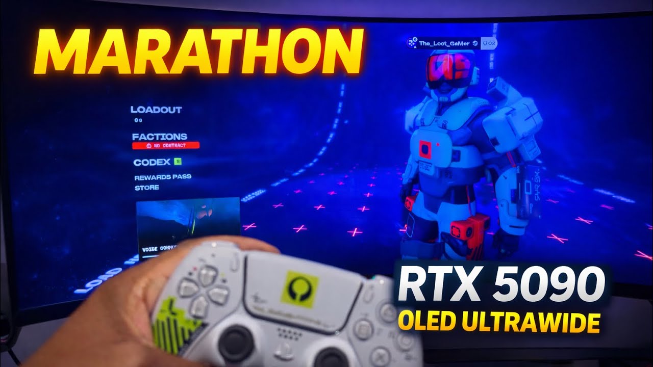 Marathon on RTX 5090 OLED Ultrawide… INSANE First Impressions