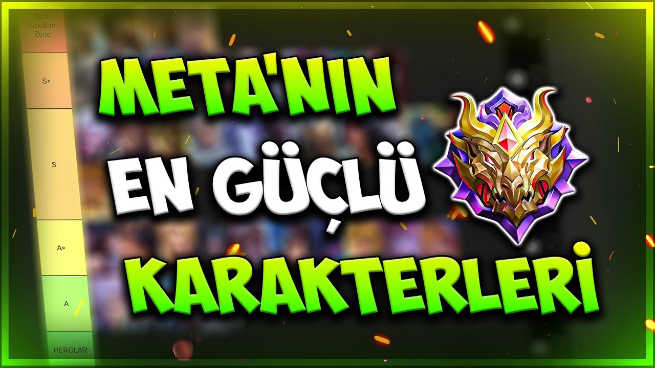MOBİLE LEGENDS G&Uuml;NCEL META 🔥 | EN G&Uuml;&Ccedil;L&Uuml; KAHRAMANLAR TİER LİSTİ (AĞUSTOS 2025)