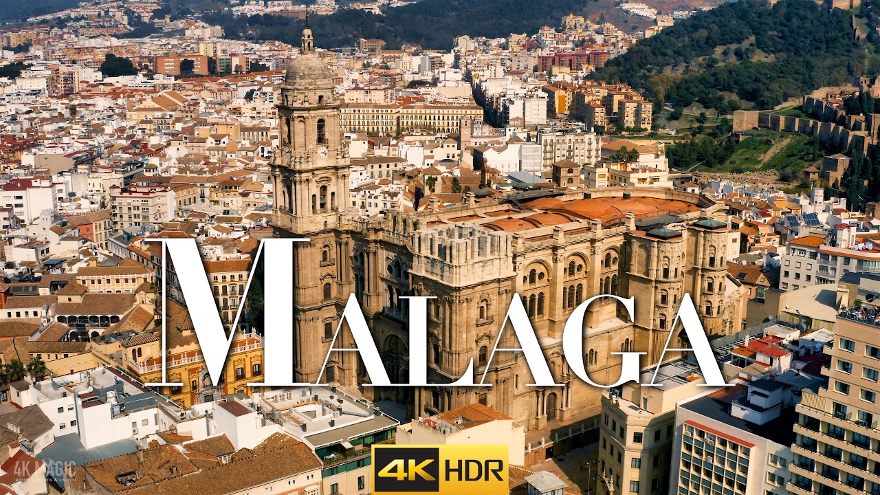 Malaga's Most Beautiful Views (Spain) in 4K HDR: From Alcazaba to Gibralfaro! 🇪🇸
