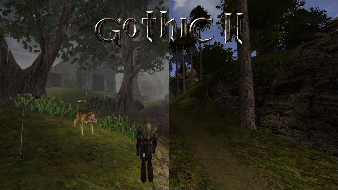 Gothic 2/Alpha - side by side comparison