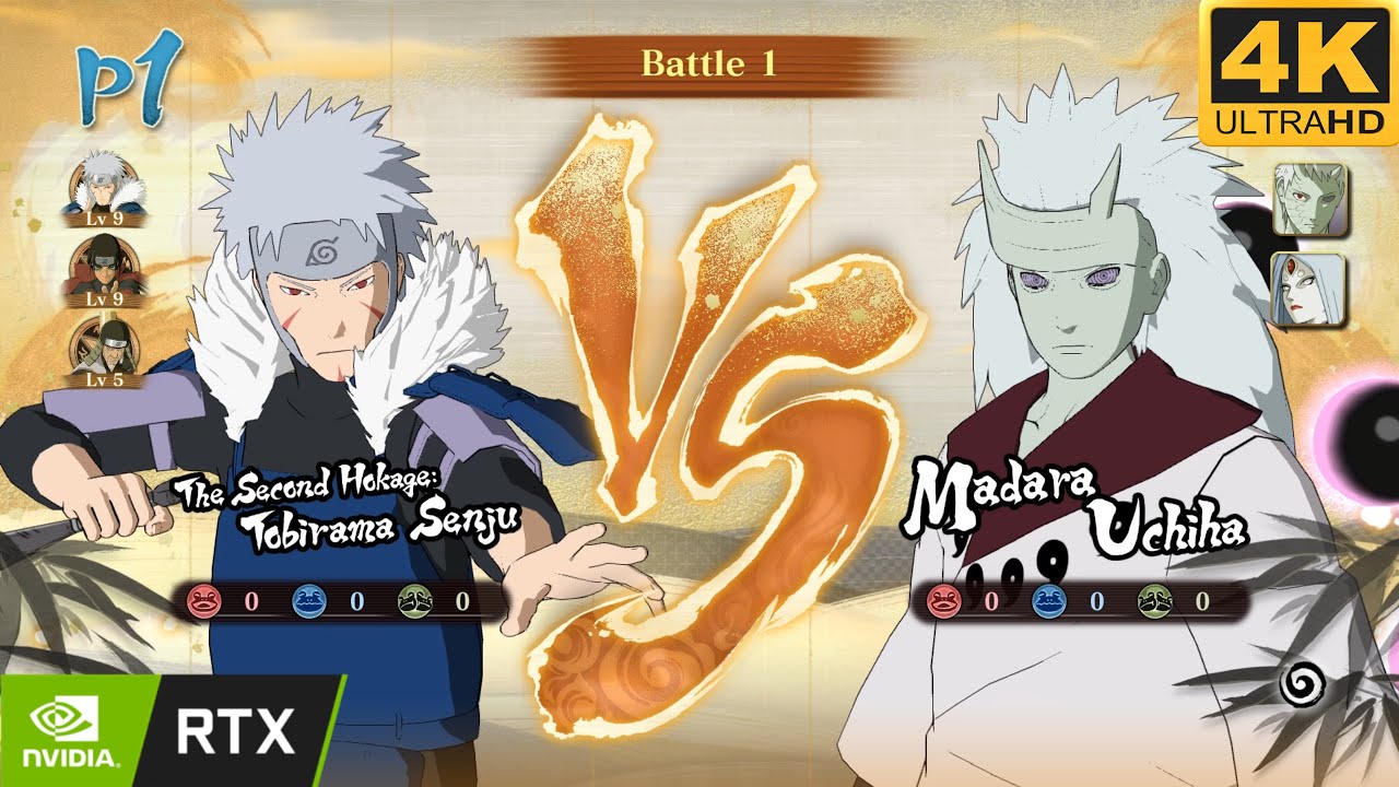 TOBIRAMA VS MADARA || NARUTO X BORUTO Ninja STORM|| ULTRA HARD Gameplay (4K 60FPS HIGH SETTINGS)