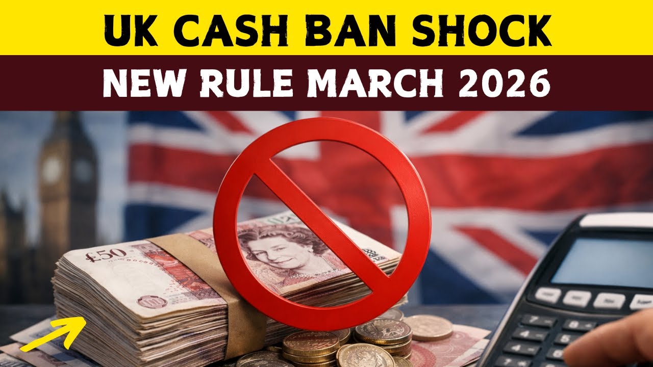 BREAKING: UK Banning Cash Payments Over &pound;100 Starting March 2026