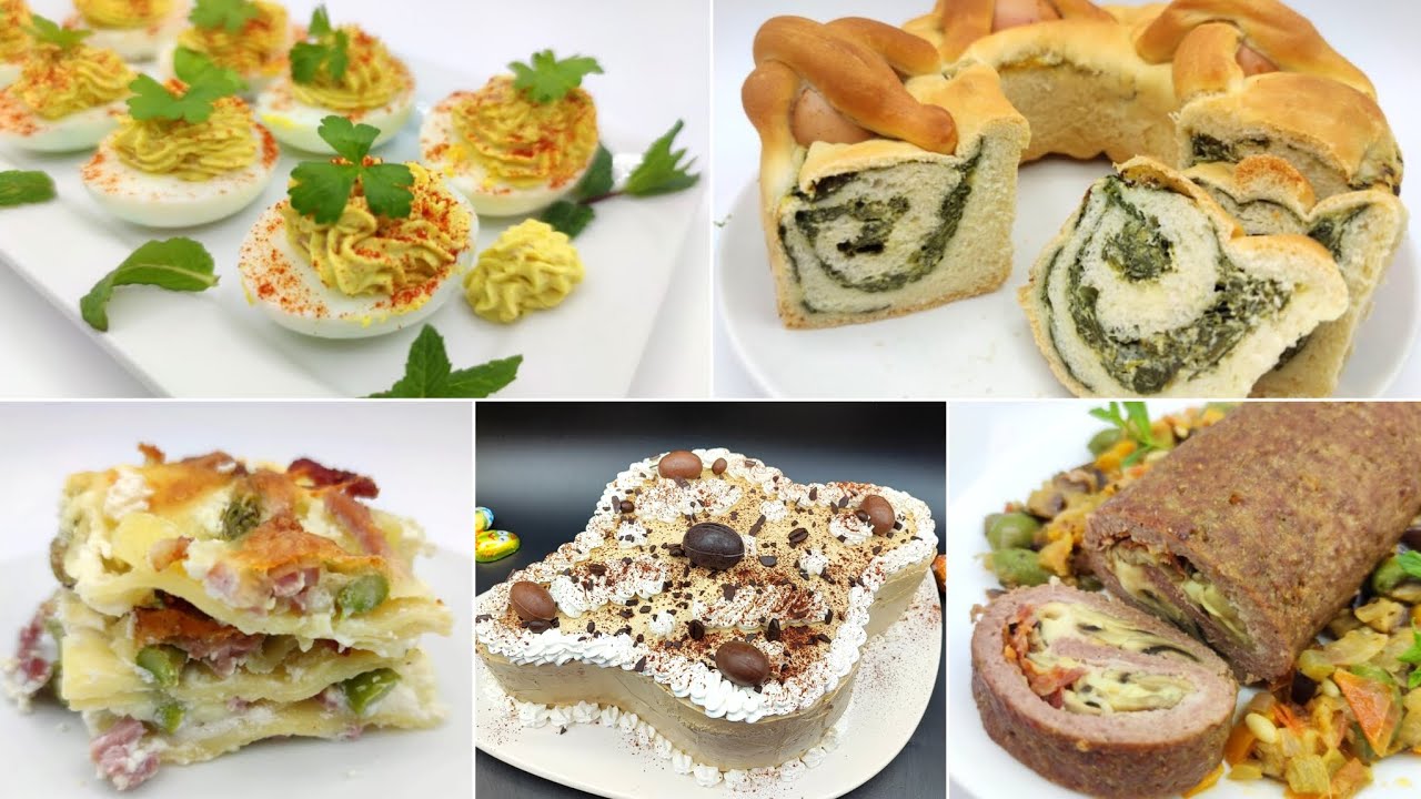 5 ricette per il menù di Pasqua 🐰🕊️🐣