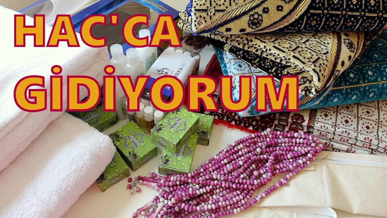 HAC'CA GİDİYORUM! - Diyanet'in Verdiği ve Kendi Aldığım Hac Malzemeleri Neler? - Hac Hazırlıklarım