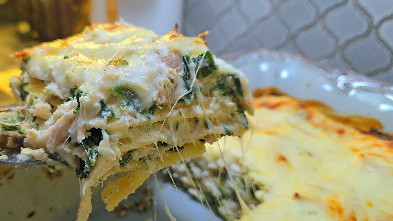 EASY White Chicken LASAGNA | A lasagna recipe anyone can make!
