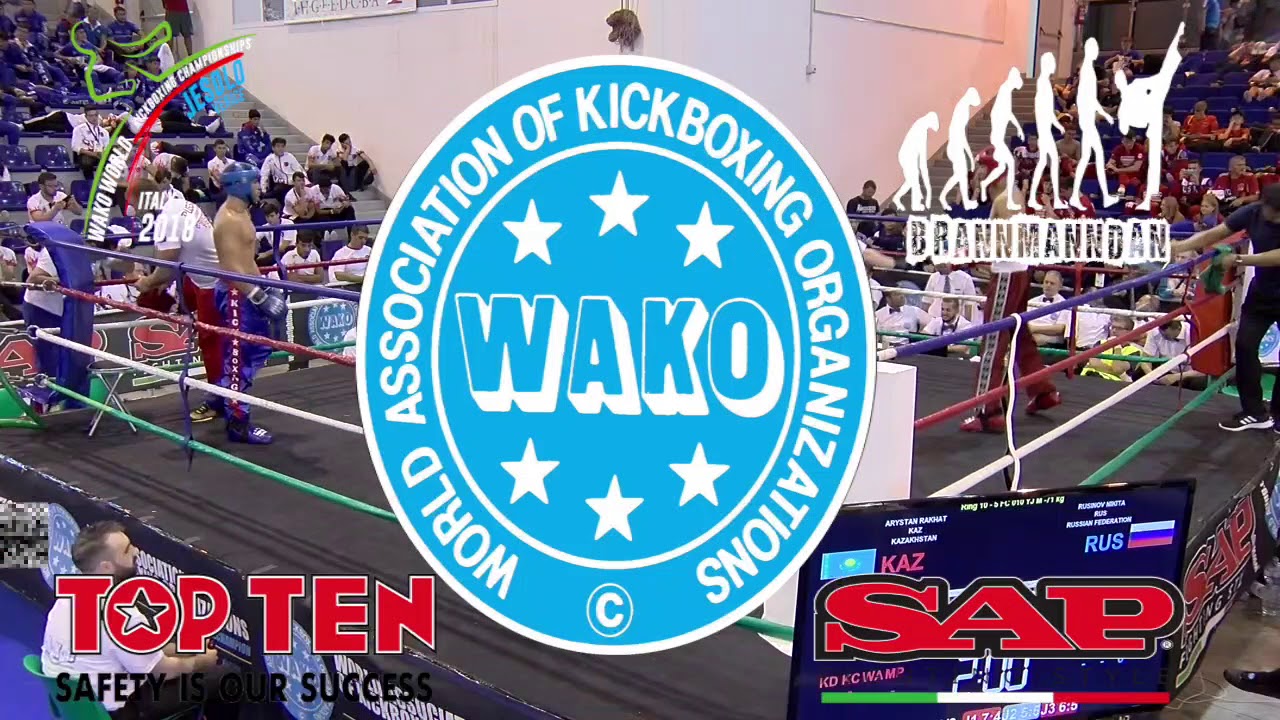 Rajchat Arystan v Nikita Rusinov WAKO World Championships 2018