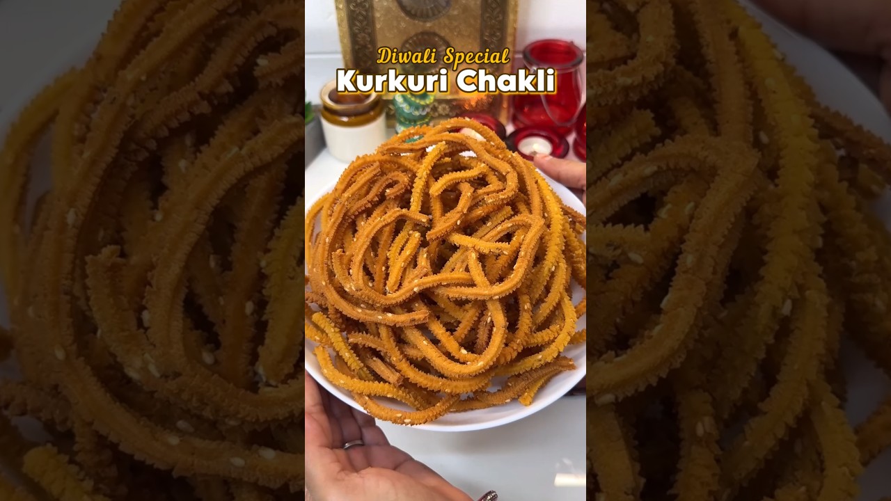Diwali Special Kurkuri Chakli - Crispy Chakli Ever #diwali #farsaan #chakli #crispy #nashta #spicy