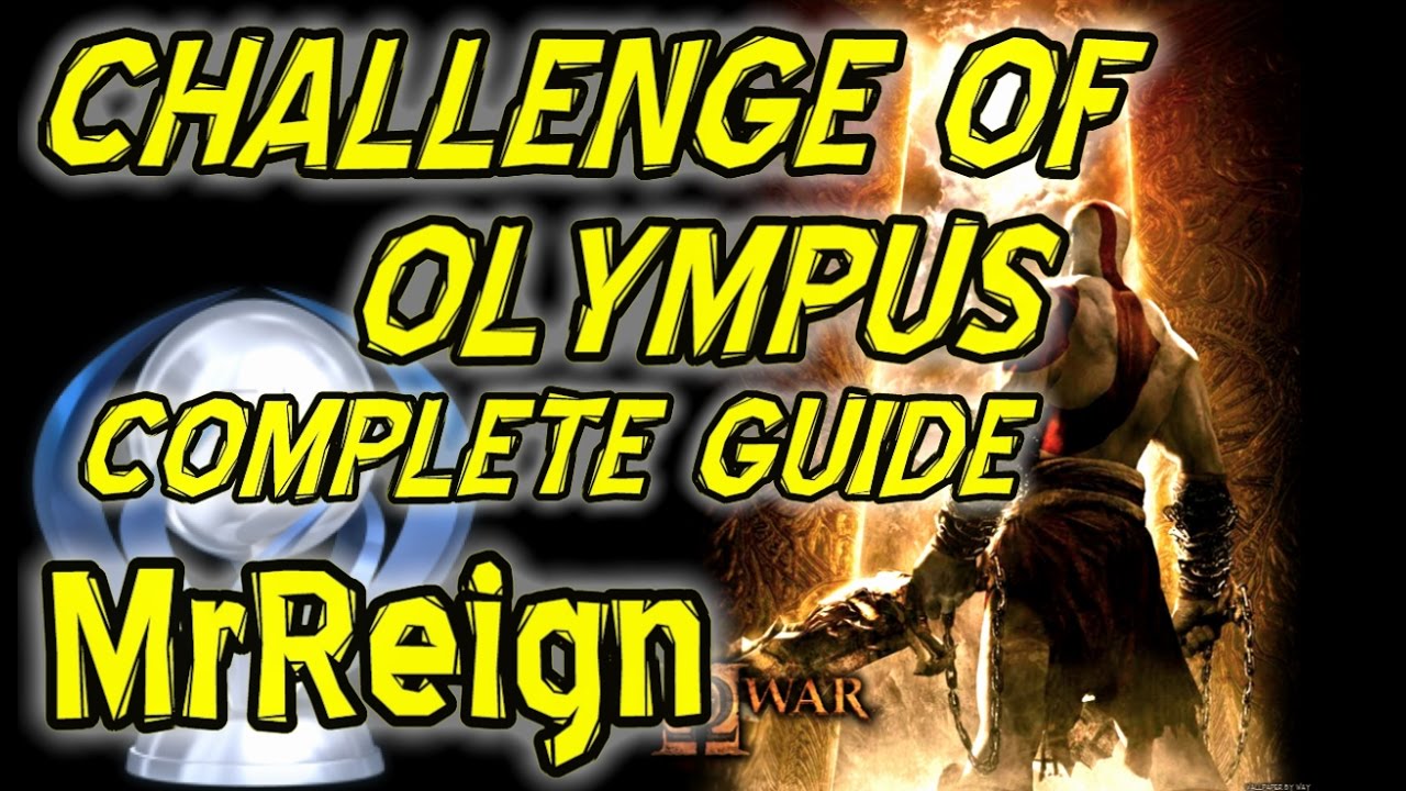 God Of War III Remastered - CHALLENGE OF OLYMPUS - All Challenges