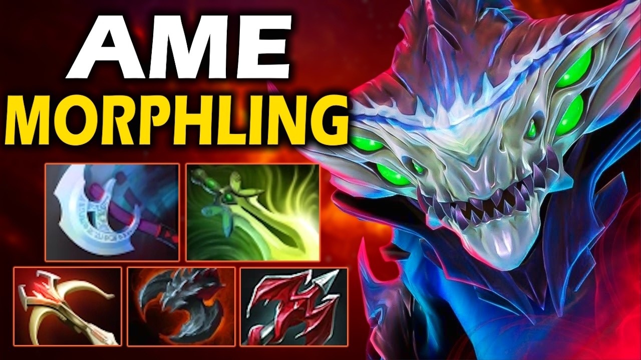 Аме на Сигнатурном Морфе, Сильнейший Герой в Патче! - Ame Morphling 7.38 ДОТА 2