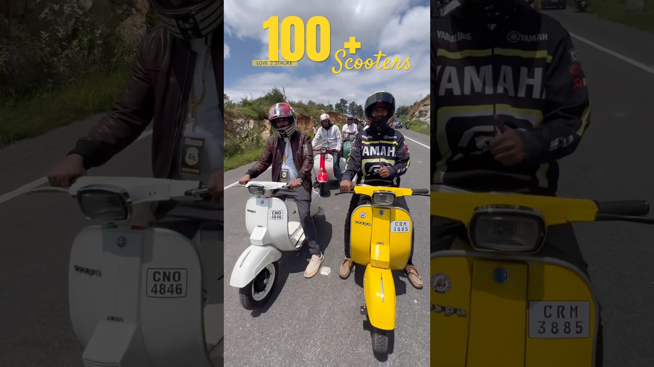 100 + Vintage 2 Stroke Beauties💓| Which scooter you loves the most ?