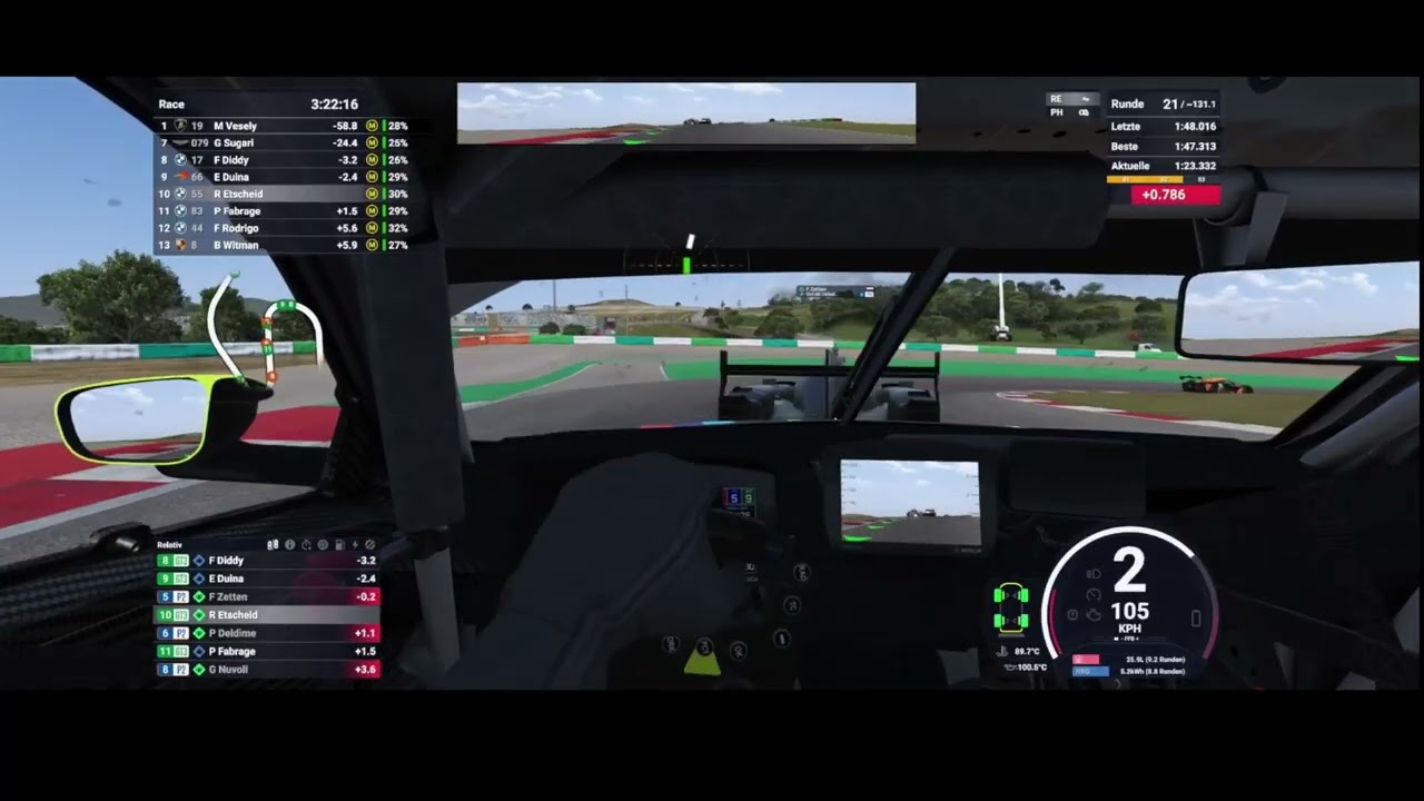Le Mans Ultimate Portimao Start BMW M4 GT3 Gameplay Online Race Aktion Crash 2 Boxenstop