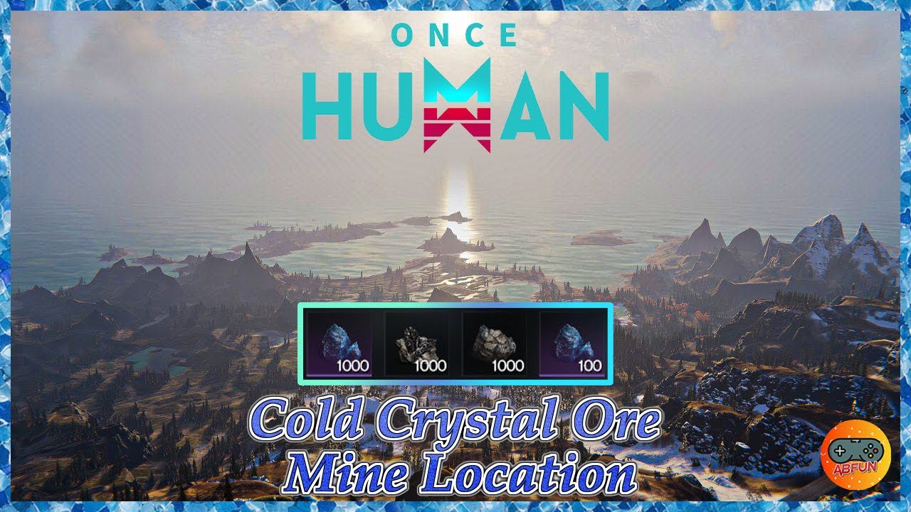 Once Human THE WAY OF WINTER Best Cold Crystal Ore Mine Location