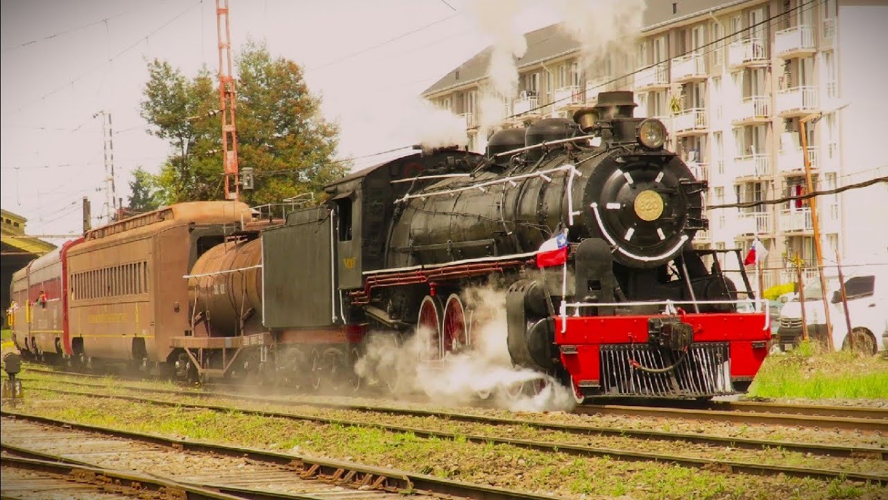 EL ÚLTIMO TREN TURÍSTICO A VAPOR DE CHILE TREN DE LA ARAUCANIA, NOVIEMBRE 2023 #train #steam