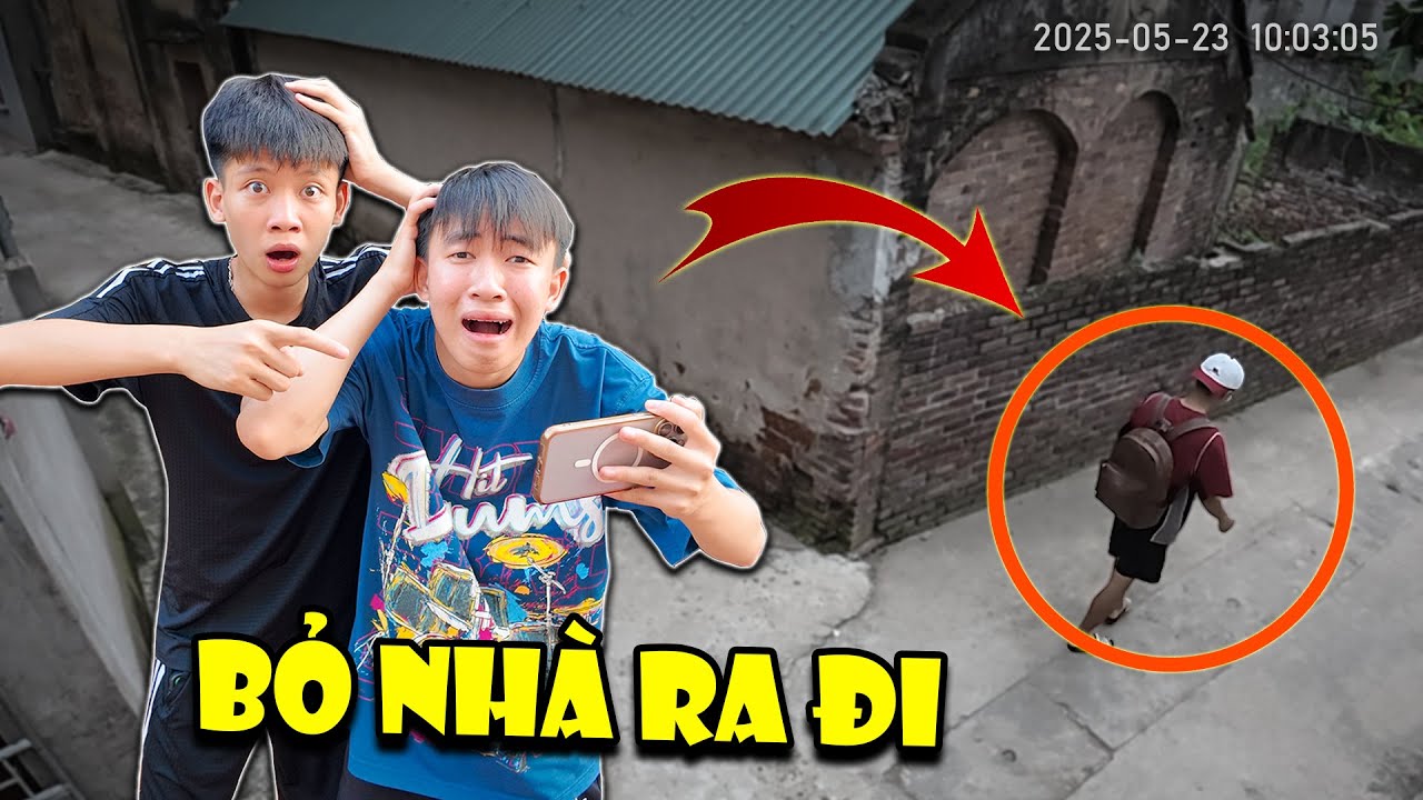 Team Trẻ Trâu Hốt Hoảng Check Camera Phát Hiện Anh Tóc Xoăn Bỏ Nhà Ra Đi
