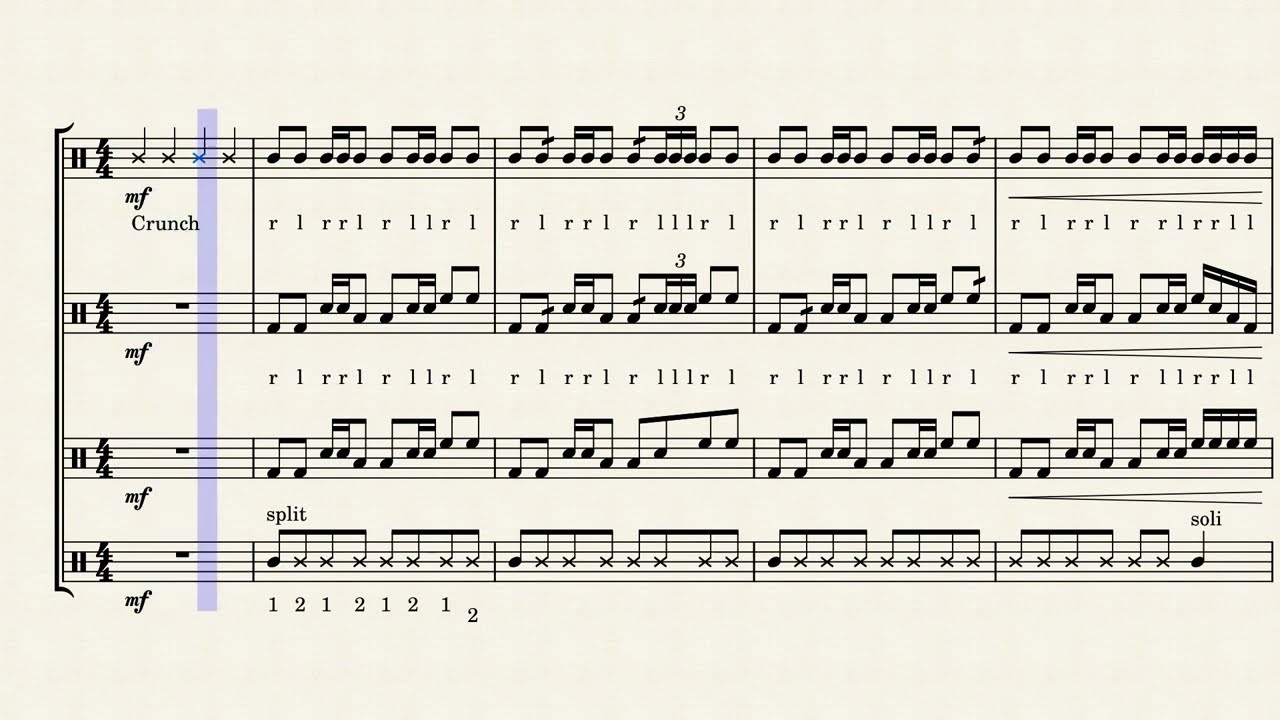 Rush - Drumline Cadence Collection