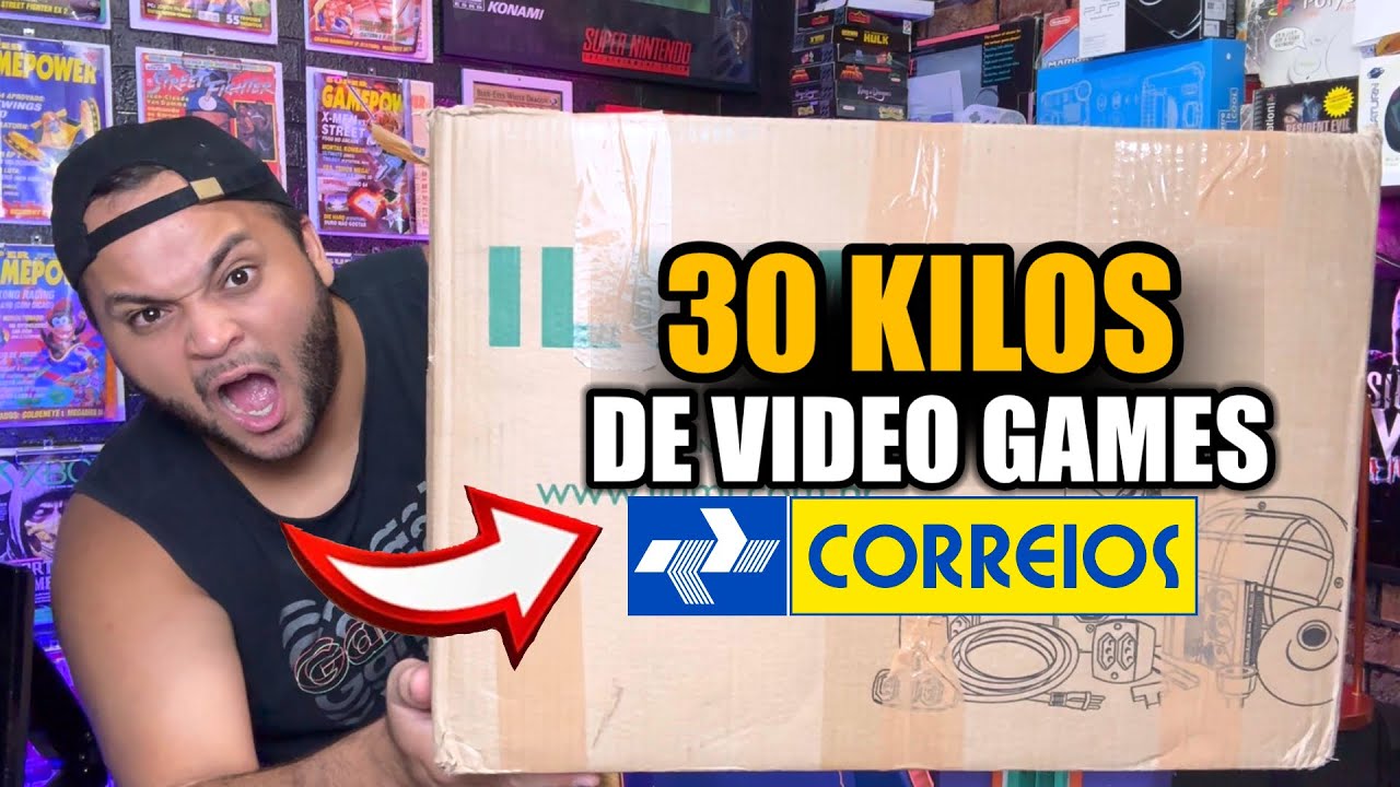 BORA ABRIR… CHEGOU CAIXA DE GAMES DOS CORREIOS: QUEBRARAM DE NOVO ?