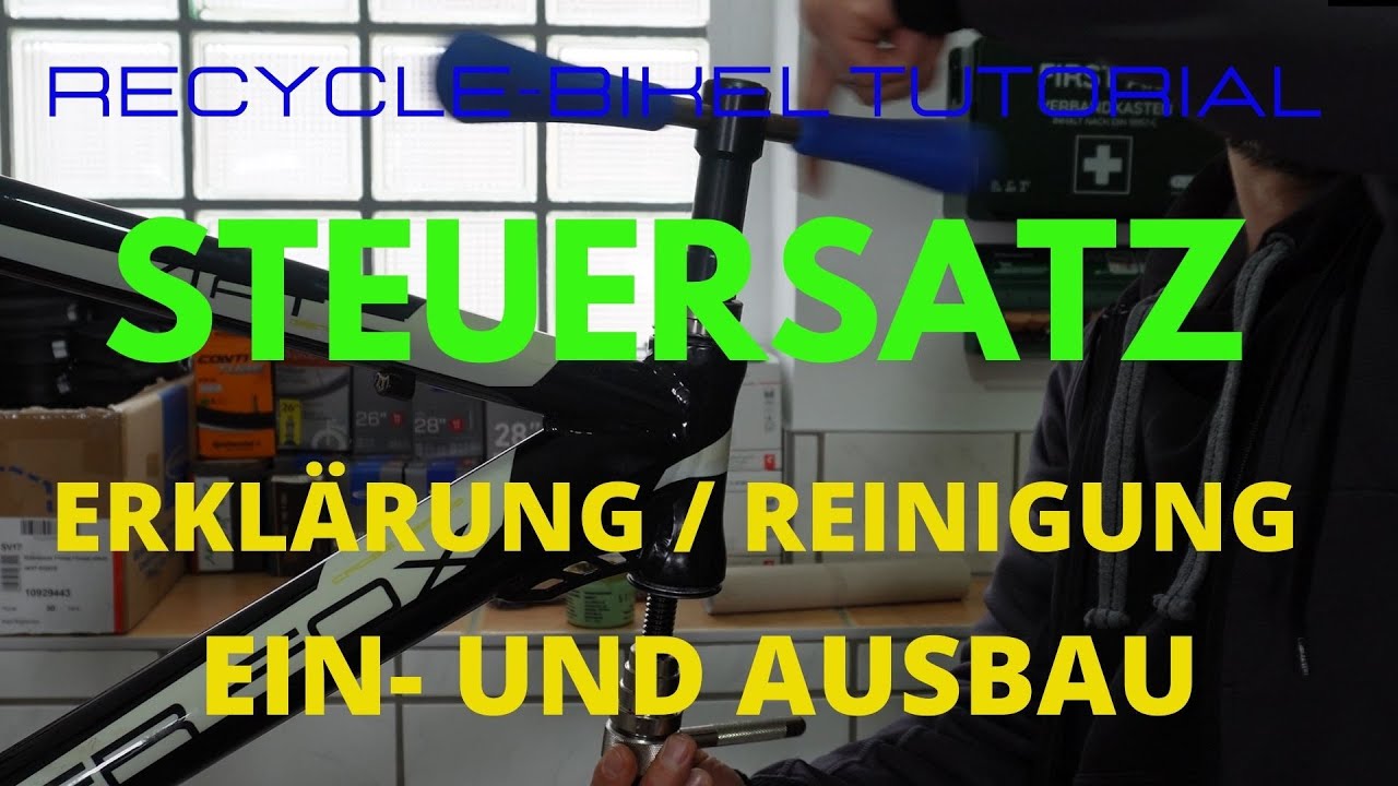 STEUERSATZ - ERKLÄRUNG, EIN- UND AUSBAU, REINIGUNG