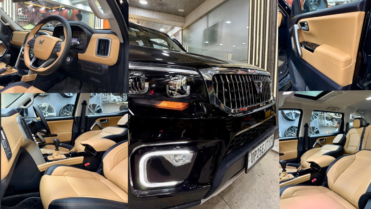 SCORPIO N लगती है MAYBACH 😱SCORPIO N MODIFIED 2025 ✅ Scorpio n का interior बन गया DEFENDER Z6❌  Z8L✅