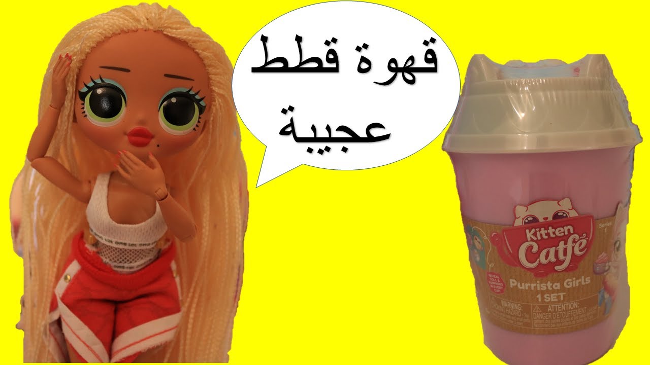 أغرب قهوة في العالم سواج اشترت قهوة لليدي ديفا من مقهى للقطط kitten catfe toy