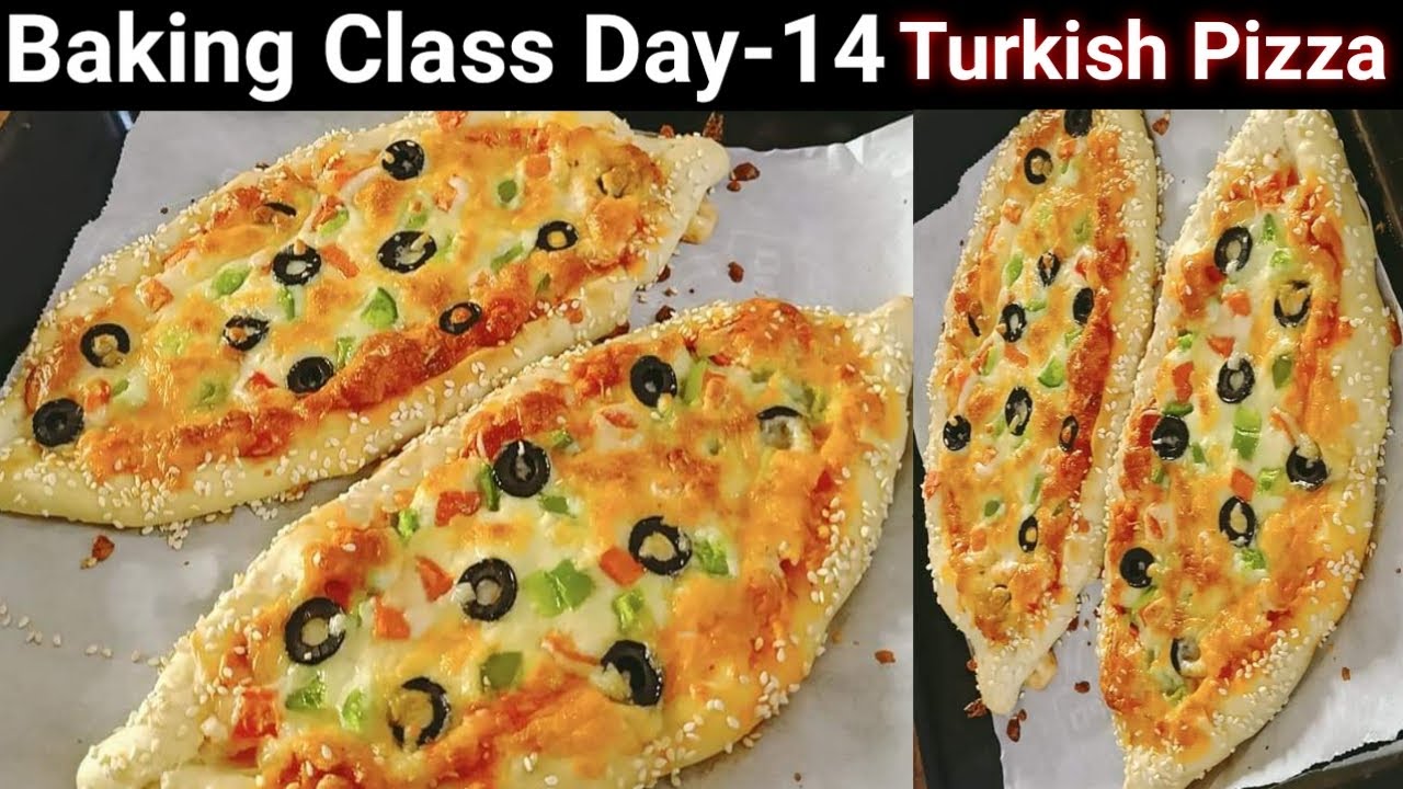 Baking Class Day-14~Turkish Pizza Recipe| Veg Cheese Pizza| तुर्किश पिज़्ज़ा की सीक्रेट रेसिपी|