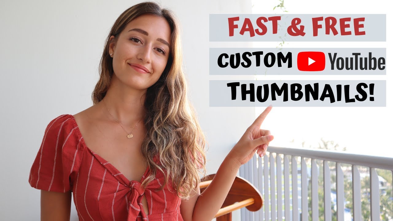 How to Make YouTube Thumbnails Tutorial- Fast & Free