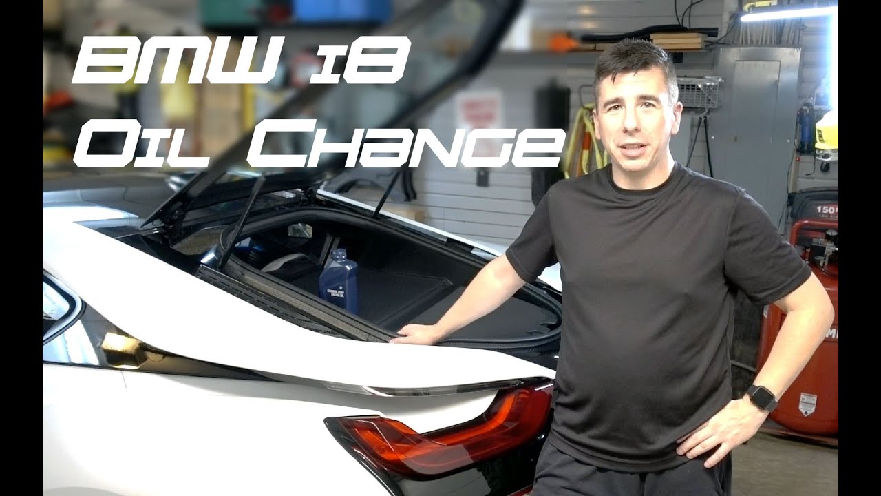 Как заменить масло в BMW i8 и сбросить индикатор срока службы масла