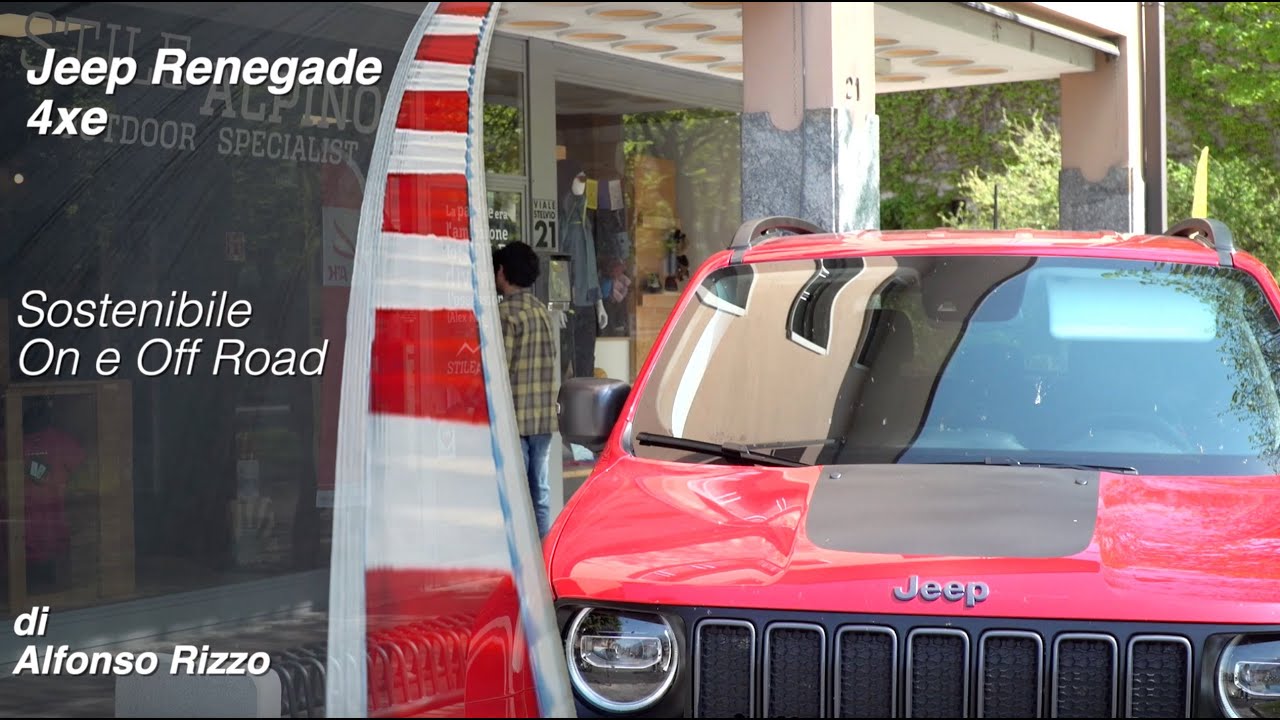 Jeep Renegade 4xe a Ruote in Pista