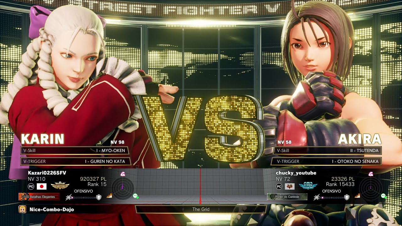 SFV Champion Edition 🔥 Kazari0226SFV (KARIN) Vs chucky (AKIRA) 🔥 Online Match's 02-11-2023
