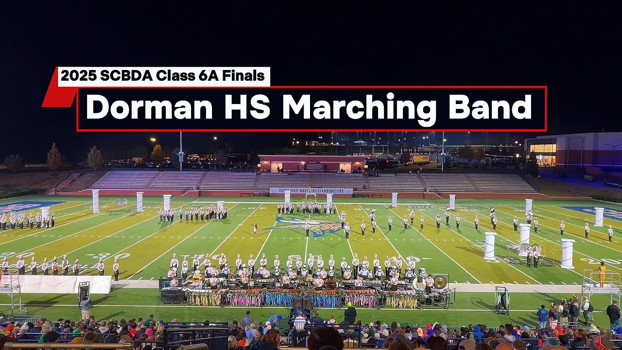Dorman High School Marching Band - 2025 SCBDA Class 6A State Finals Performance