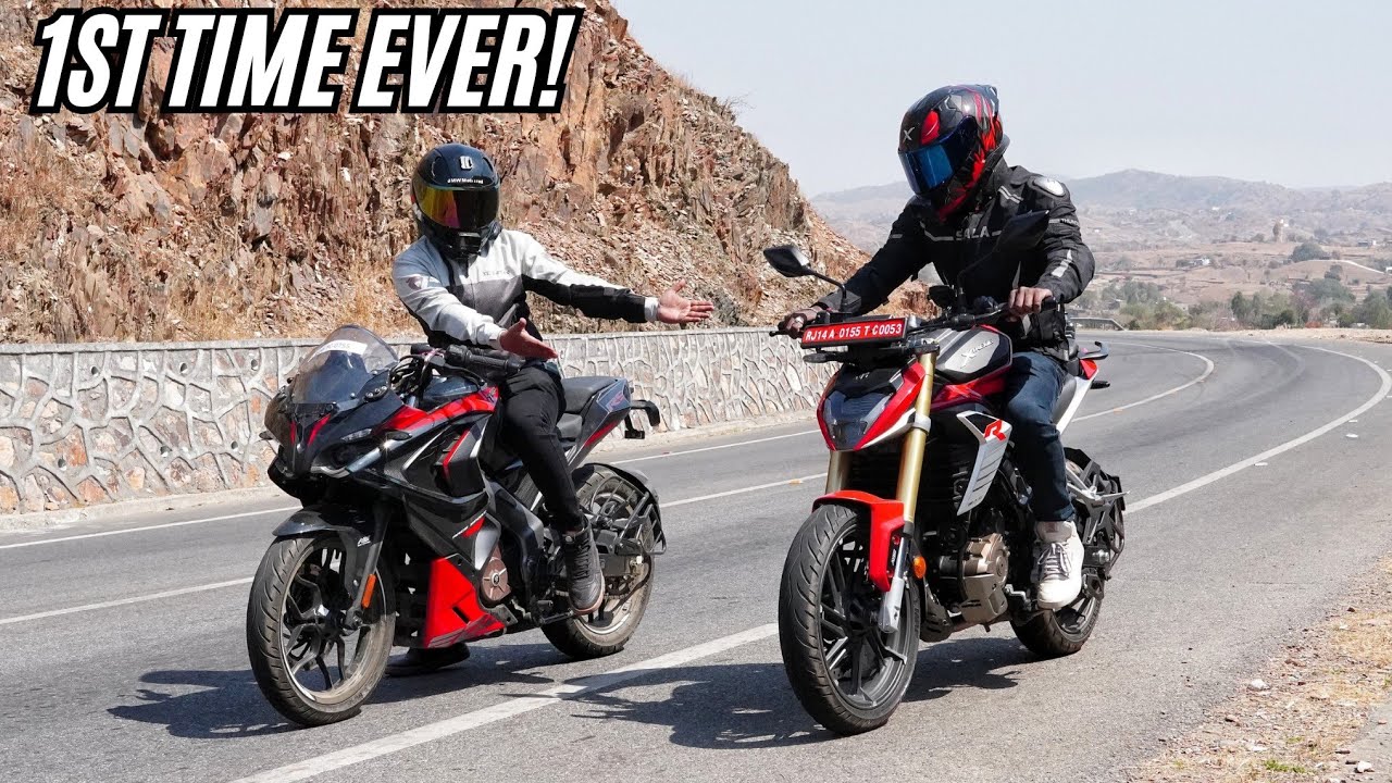 New Hero Xtreme 250R vs Pulsar RS200 | First Time in India!!