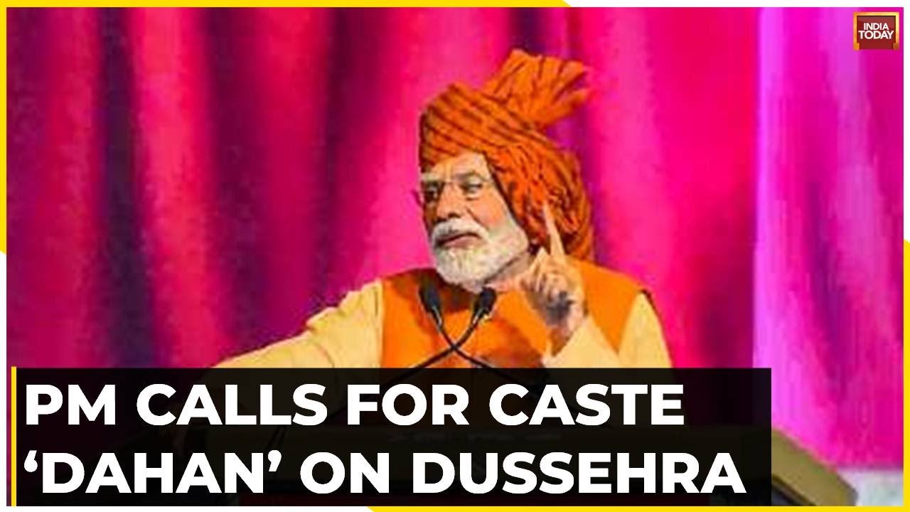 In Dussehra Speech, PM Modi Calls For Rooting Out Casteism, Regionalism