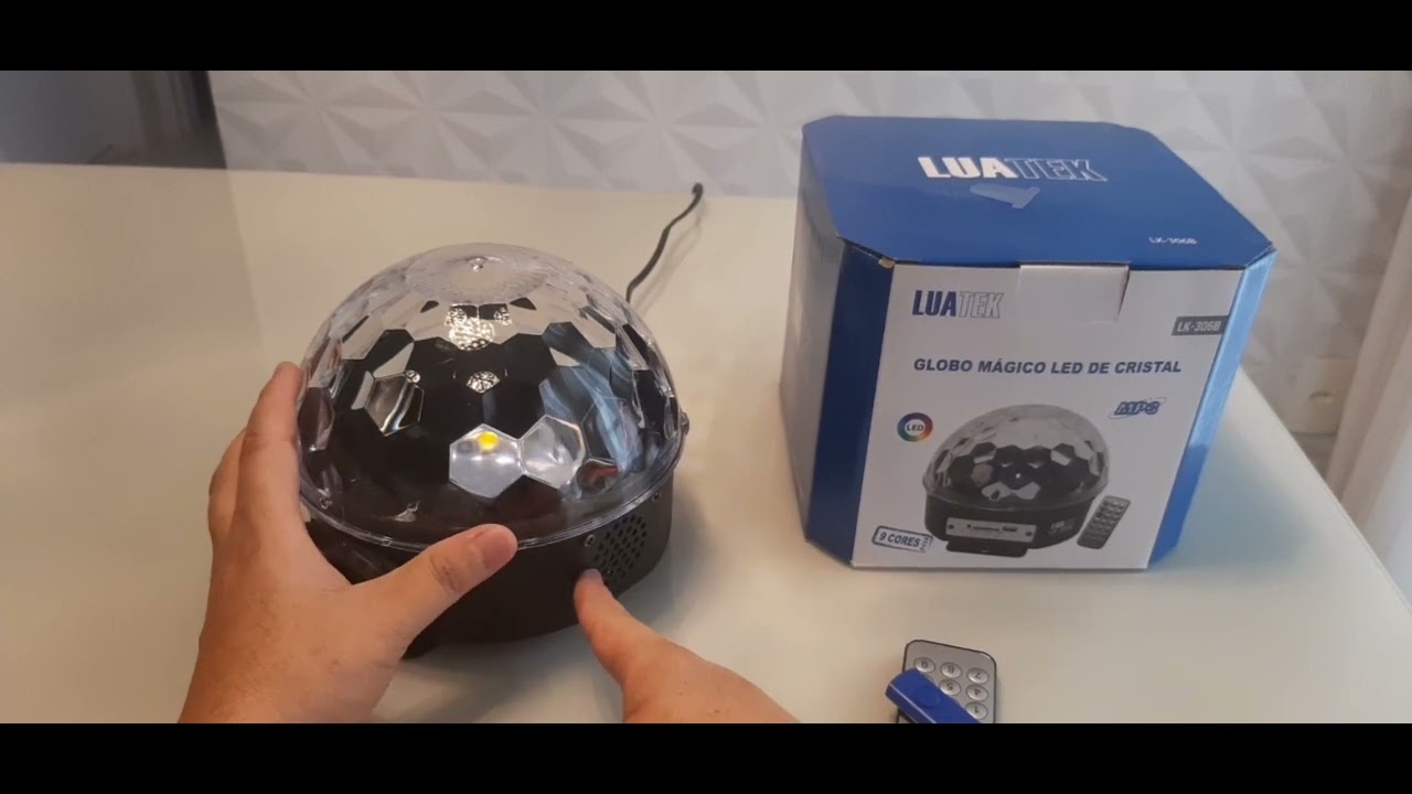 Globo Mágico Led de Cristal. Modelo LK-306B.