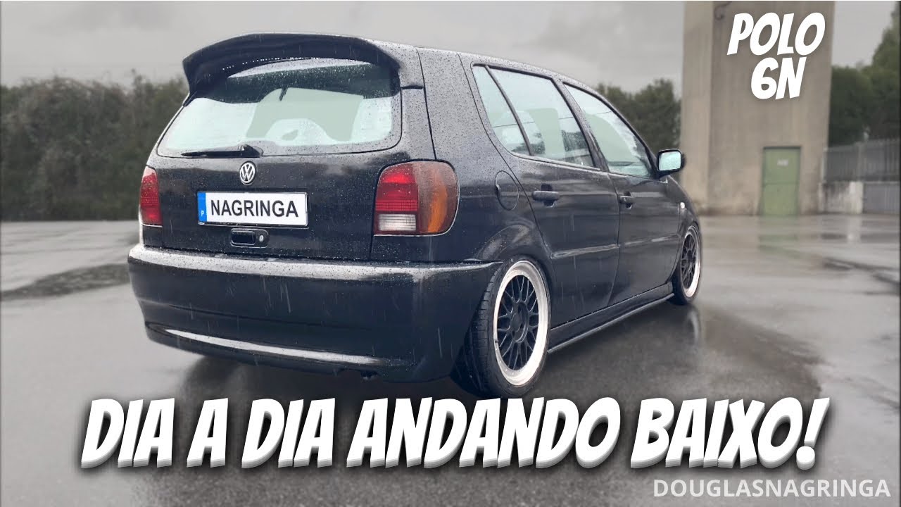 Vw Polo 6N suspensão a ar! Andando baixo no dia a dia
