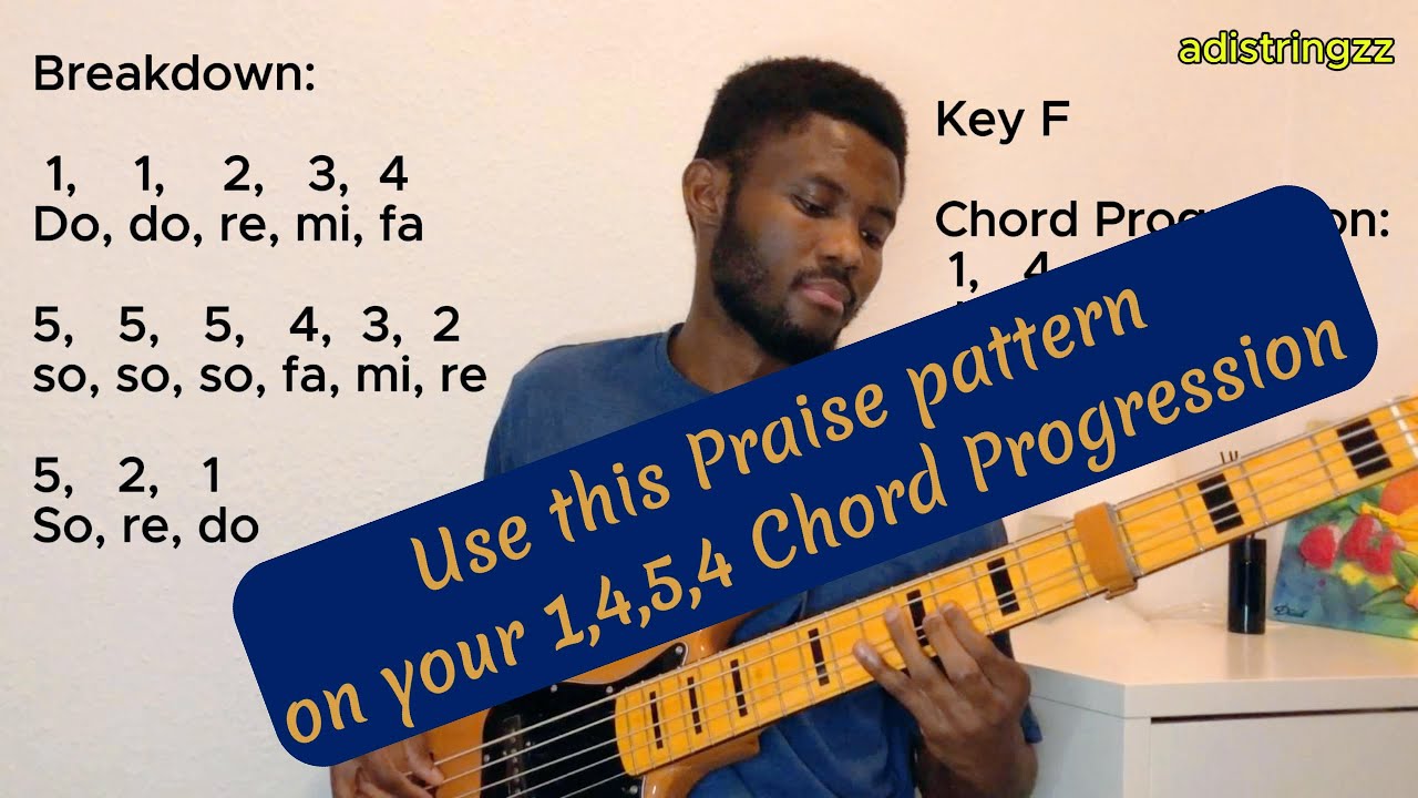 Use this Praise pattern on your 1,4,5,4 Chord Progression | Beginners