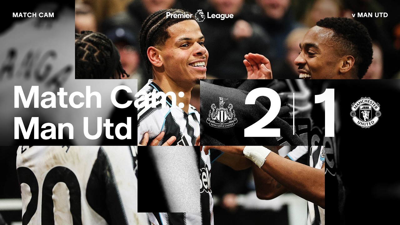 LATE DRAMA! Match Cam 🎥 Newcastle United 2 Manchester United 1