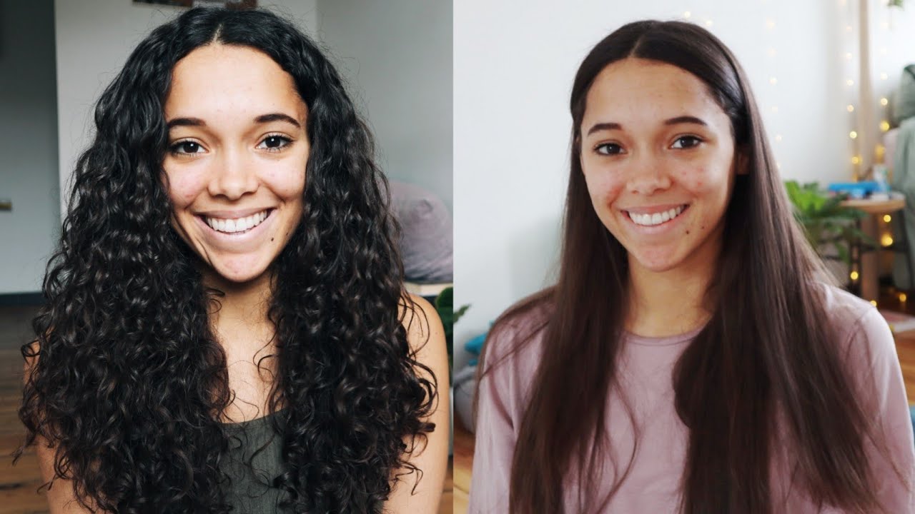 Wie ich meine Haare glätte | Get ready with me