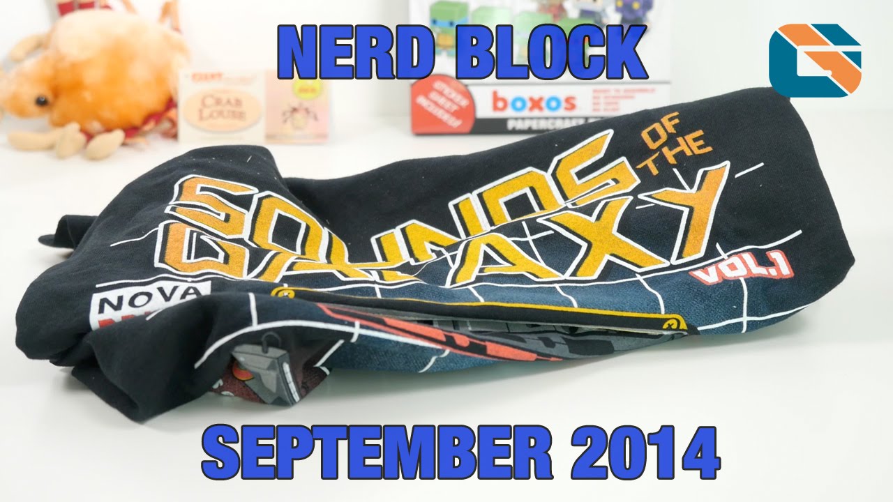 Nerd Block September 2014 Unboxing in 4K