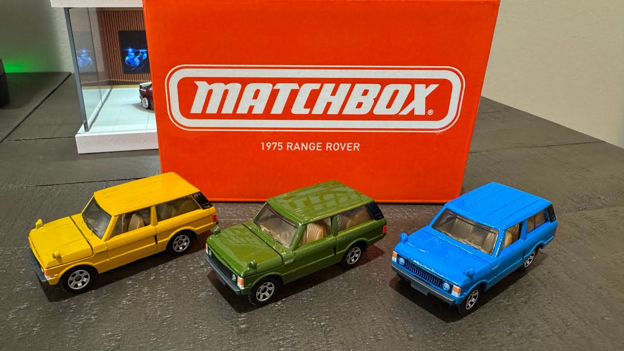 Mattel Creations Matchbox 1975 Range Rover unboxing